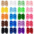 Oaoleer 40Pcs 4.5" Hair Bows Clips Grosgrain Ribbon, Alligator Clips for Baby Girls Infants Toddlers Kids