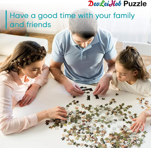 Jigsaw Puzzles 1000 Pieces for Adults and Kids - Nature Series Large Autumn Lake Puzzle - 27''x19''