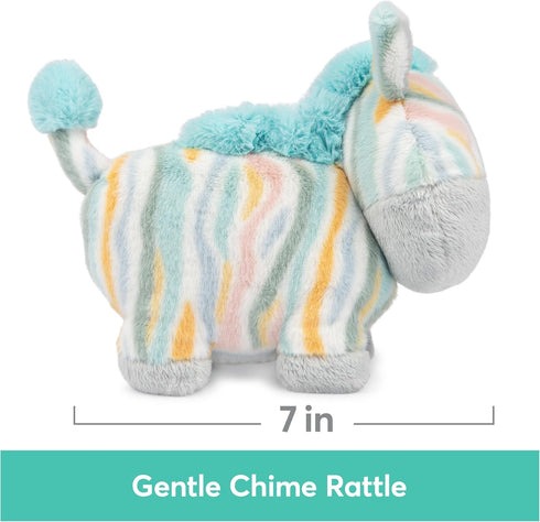 GUND 7" Baby Safari Friends Collection Plush Zebra with Chime, Sensory Toy for Babies and Newborns
