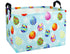 Large Personalized Easter Baskets for Kids Teen Boys - Empty Fabric Egg Hunting Baskets for Baby Girl (Blue Creative