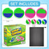 Officygnet Velcro Ball and Catch Game - Kids Toss Game for Ages 3-12, Catching Ball Set with 4 Paddles