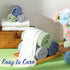 VitalCozy 8 32 32 Inch Pcs Baby Muslin Hooded Bath Towels and Washcloths, x Muslin Cotton Hooded Baby Towels Absorbent