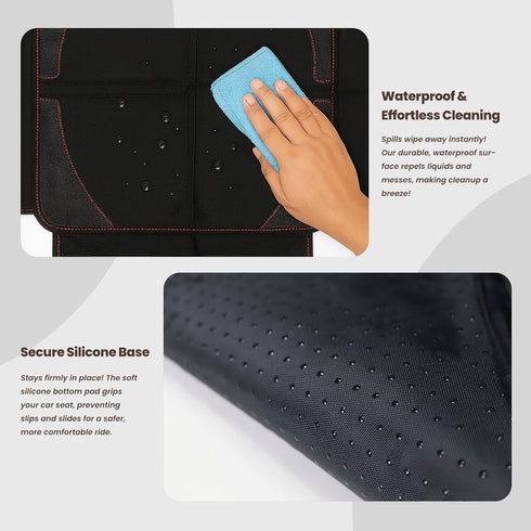 Seat,3 Upgraded Car Seat Protector for Child Car Seat Protector Under Baby Car Sides Extended Car Seat Cover Waterproof