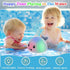Toddla Whale Bath Toy Sprinkler, Light Up Water Whale Bath Toy for Toddlers 1-3, Bathtub Toys for Infants 6-12 Months