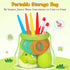 SCMAO 3 1 3-6 4-8 in Musical Jump, Toss Ring Game and Stomping Launch Rocket with Storage Bag, Remote Control Outdoor