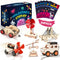 RISFUNIA Valentines Gifts for Kids Classroom, 24 Pack Wooden STEM Kits, Kids Valentines