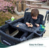 L2 WONDERFOLD Flex Snack Tray for Stroller Wagon with Convertible Cup Holders & Adjustable Sidewalls to Maximize Space