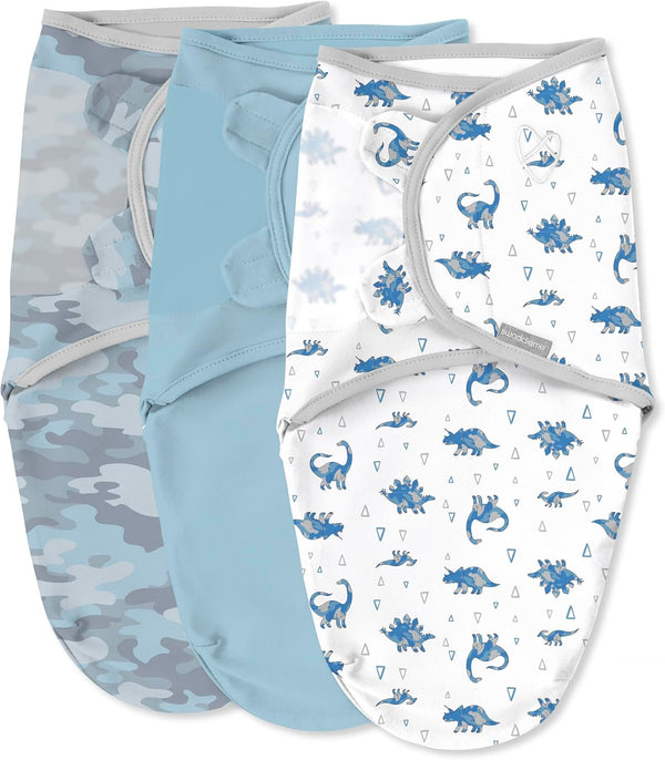 SwaddleMe by Ingenuity Original Swaddle, Size Small/Medium, For Ages 0-3 Months, 7-14