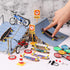 Skylety 31 Pieces Mini Finger Toys Set for Boy Girl, Includes Finger Skateboards, Bikes, Mini Scooters