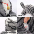 Interactive Plush Robot Cat Toy - Sound Control Electronic Pet for Kids (Gray)