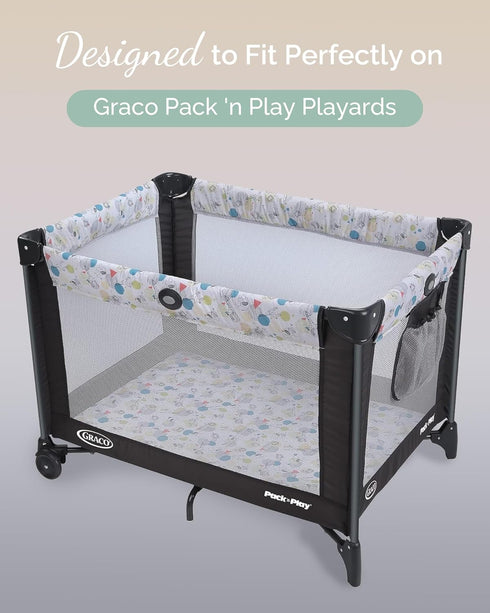 TotCare Pack Pack 27 39 Inch 3 Pack Graco and Play Sheets Fitted Compatible with Graco n Play Playard Crib & Other x