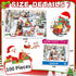 100 4-6 6-8 8-10, 4-8 3-5, Piece Christmas Puzzles for Kids Ages Christmas Dogs Jigsaw Puzzles for Ages Educational