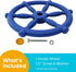 Jungle Gym Kingdom Pirate Ship Wheel for Kids - Toy Steering Wheel for Treehouse, Playhouse, Swing Set