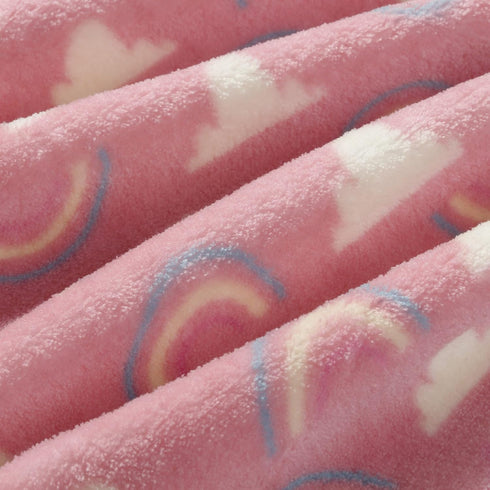 30''X40'' Cozy CREVENT Fluffy Warm Fleece Baby Crib Blanket for Unisex Infant Toddler Crib Cot Stroller (Coral Red