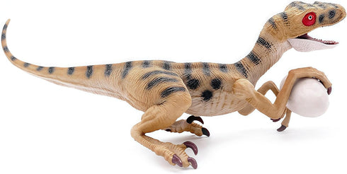 Gemini&Genius Velociraptor Dinosaur Toy for Kids, 7.8 Inches Oviraptor Action Figure with Moveable Parts