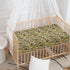 QINBEIDU 28"x52" Vintage Camo Green Fitted Crib Sheet Camouflage Retro Brown Army Standard Crib Mattress Fitted Sheet
