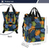 SUABO Backpack Colorful Palm Leaf Pattern Baby Diaper Bag Large Bag Waterproof Travel Diaper Bags for Moms and Dads