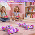 ZHYLLO 6-8-12, 2.4Ghz 4WD 6 7 8 9 10 11 12+ Unicorn Remote Control Car for Girls Age Pink RC Gesture Sensing Stunt
