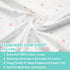 TL Care Fitted Crib Sheet 28" x 52", Soft Breathable 100% Cotton Jersey, Pink Stars and Moon, Fits Crib & Toddler Bed