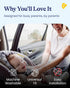 2-in-1 GoldBug Baby & Toddler Car Seat Head Support + Strap Covers - Raindrop