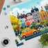 1000 Piece Puzzle for Adults, Small Town Scenery Jigsaw Puzzle, Impossible Puzzles Game, Interlock Perfectly No Dust