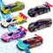 HyDren 6 Pcs Color Changing Cars Bath Toys for Kids Vehicles in