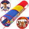 Playz Kids Play Tunnel for Toddlers 1-3 and Up - Large Opening Colorful Pop Up Baby Tunnel for Kids