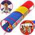 Playz Kids Play Tunnel for Toddlers 1-3 and Up - Large Opening Colorful Pop Up Baby Tunnel for Kids