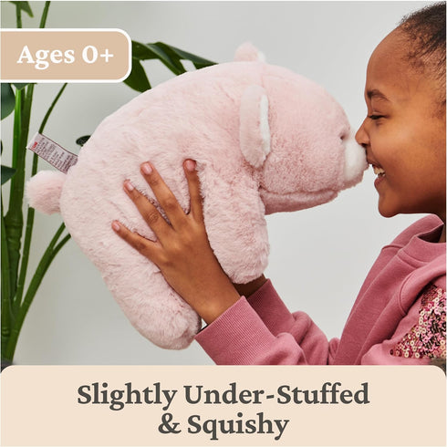 1 10 GUND Original Snuffles Teddy Bear, Premium Stuffed Animal for Ages and Up, Pink