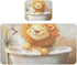 voucong Cartoon Lion Vintage Bathtub Cooling Baby Mattress Cover 28" x 52" Breathable