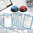 IIDEA 2 Christian Bible Family Feud Game with Buzzers,Religious Trivia Quiz Card Game for Church Groups,Easter