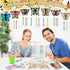 GlikCeil 30 Pack Summer Butterfly Wind Chime Making Kit Spring Make Your Own Wooden DIY Butterfly Wind Chime Arts