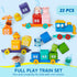 1 2 3 Counting, 9 Play-Act Learning Toy for Toddlers Years Old, Matching & Sorting Montessori Learning Farm Train