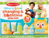 Set (19 Melissa & Doug Mine to Love Changing & Bathtime Play for Dolls Diapers, Pretend Shampoo,Wipes, Towel, More pcs)