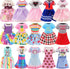 30 PCS Mini 6 Inch Doll Clothes and Accessories, 4 Tops, 4 Pants for Boy Dolls, 5 Dresses, 10 Outfits & Accessories