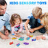 Pop Fidget Toys Bulk, 30 PCS Mini Pop Keychain Turtle Toys, Sensory Fidget Toy Pack for Kids Classroom Prizes