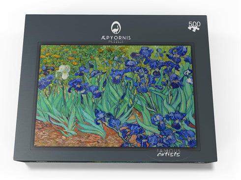 MyPuzzle Irises 1889 by Vincent Van Gogh - Premium 500 Piece Jigsaw Puzzle for Adults