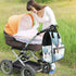HCBPWVQA Backpack Daypacks Backpack Mommy Blue Hot Air Balloon Diaper Bag with Changing Pad and Pacifier Holder