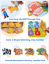 1-3, 1+ BizyKoady Toddler Busy Book for Montessori Felt Busy Book, Busy Board for Year Old, Toddler Airplane Travel