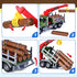 3 4 5 6 7 8 15" 6 Bstoyder Kids Toys for Years Old Boys, Farm Logging Truck Toy with Loading Crane and Trunks, Lights