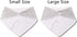 JN&LULU 3-Pack Organic Cotton Baby Bandana Drool Bibs for Teething and Drooling, Baby Gifts