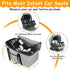Car Seat Travel Bag, Fits Chicco Keyfit 30, Uppababy Mesa, Nuna Pipa Lite, Padded Infant Gate Check Bag for Air Travel