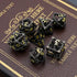 Set DND Dice, Dungeons and Dragons Metal Dice Polyhedral Role Playing Gaming HNCCESG Hollow Cthulhu Dice for Table Game
