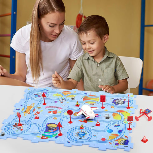 3-5 3 4 5 6 New Plastic Puzzles for Kids Ages with A Cute Vehicle, Toddler Puzzles Gift, Critical Thinking Educational