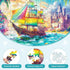 DAGIRT 300 300 20.5 15 Piece Puzzles for Adults Sea Beach Ship Jigsaw Puzzle, Large Pieces Jigsaw Puzzle for Adults