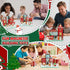 61 Set MAYAPHILOS PCS Christmas Magnetic Tiles with Storage Bag, Building Blocks with Santa, Snowman, Deer, Gingerbread