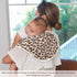Mazeann 4 Pack Leopard Cheetah Print Burp Cloths Baby Boys Girls Absorbent Soft Cotton Burping Cloths Rags