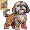 Wooden Puzzles for Adults - Shih Tzu Dog Wooden Jigsaw Puzzle - Unique Shape Lhasa Apso Gift