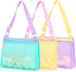Tagitary Beach Toys Mesh Beach Bags Sand Toys Kids Seashell Bag with
