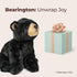 Berington Asher Plush Black Bear Stuffed Animal - 13 Inches